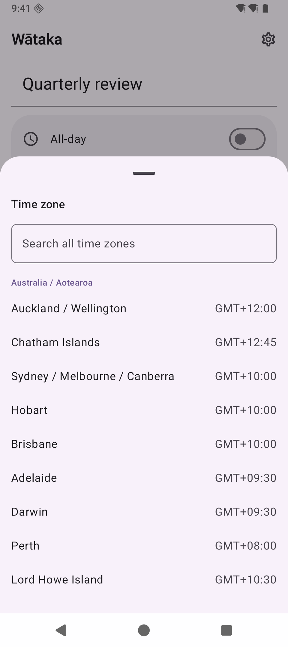 Zones